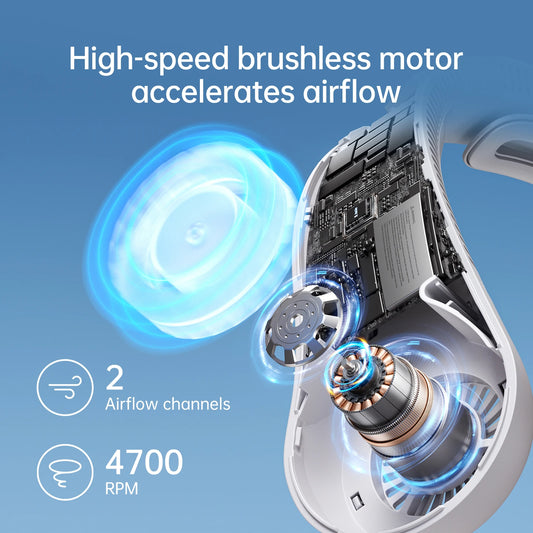 Portable Rechargeable Neck Fan