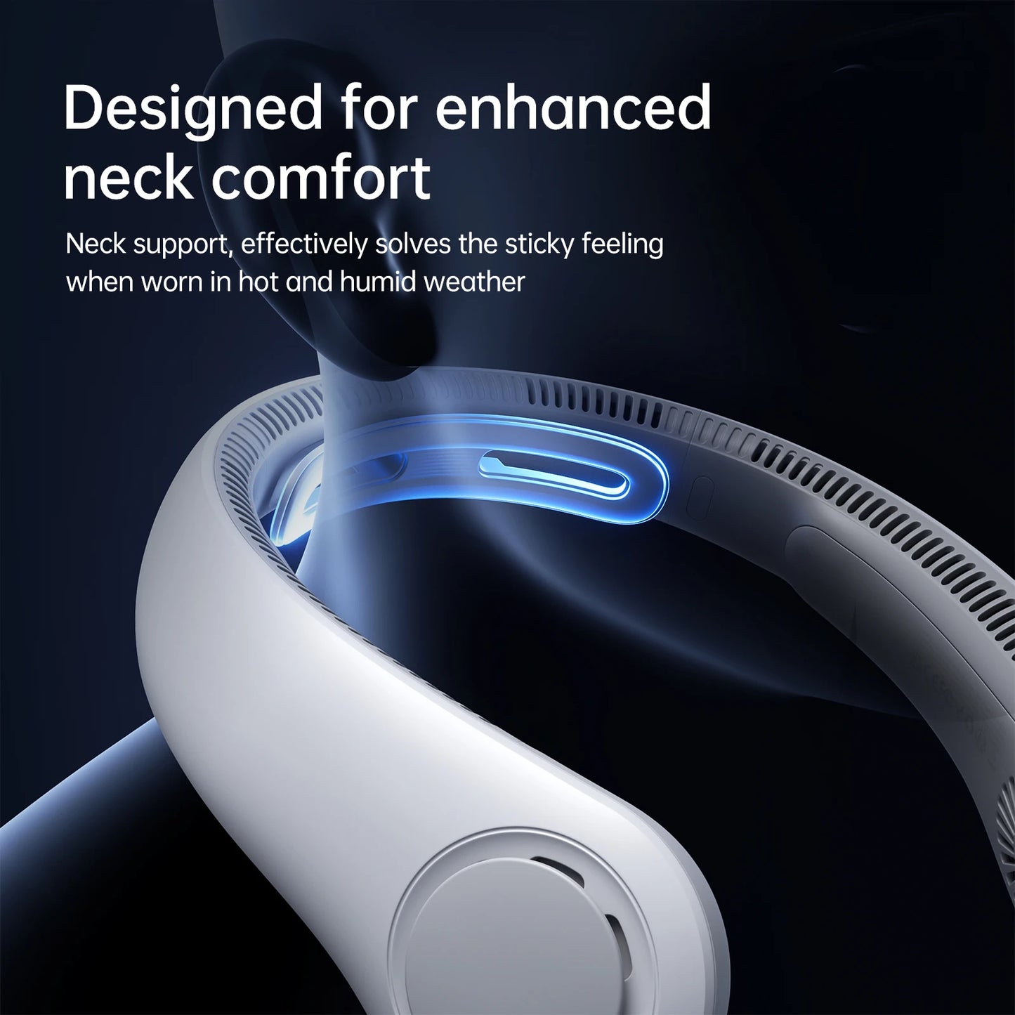 Portable Rechargeable Neck Fan