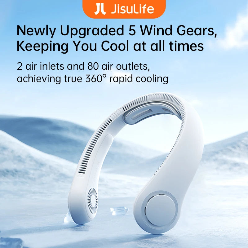 Portable Rechargeable Neck Fan