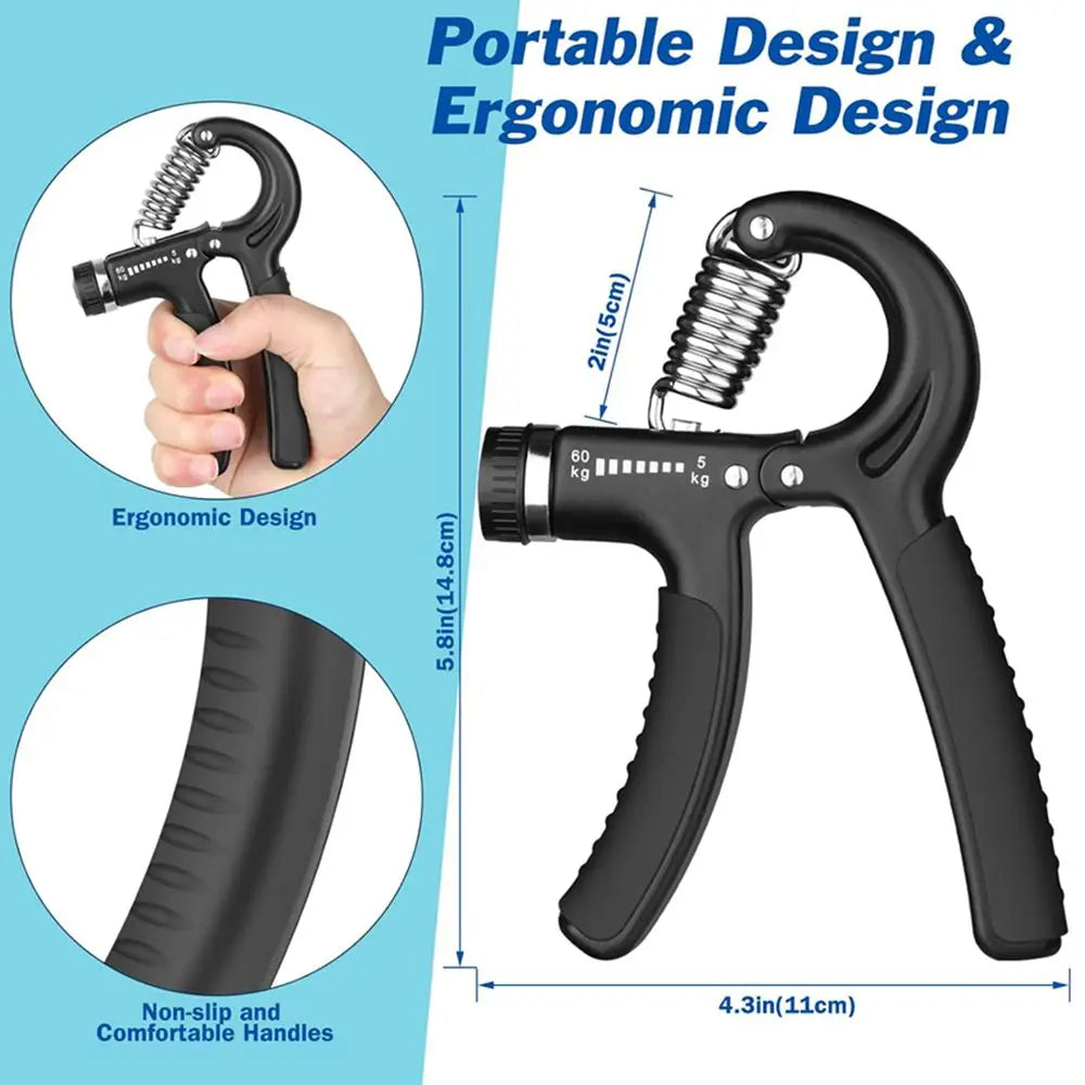 Grip Strength Trainer Wrist Strengthener Forearm Gripper