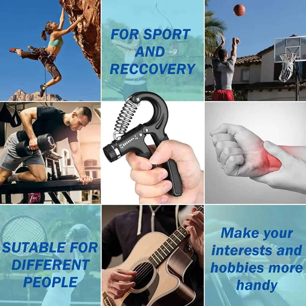 Grip Strength Trainer Wrist Strengthener Forearm Gripper