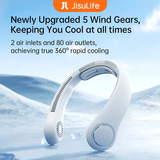 Portable Rechargeable Neck Fan