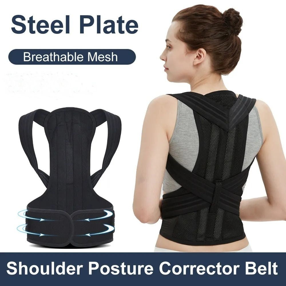Adjustable Magnetic Posture Corrector Corset Back Brace Back Belt