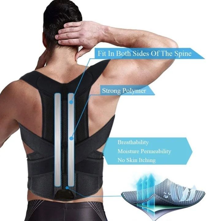 Adjustable Magnetic Posture Corrector Corset Back Brace Back Belt